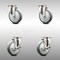 Service Caster 5 Inch 316SS Thermoplastic Rubber Wheel Swivel Top Plate Caster Brakes SCC, 2PK SCC-SS31620S514-TPRB-2-TLB-2 - alternate 1